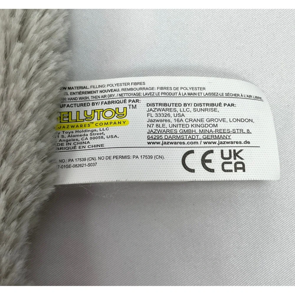 Kellytoy Gray Elephant‎ Security Blanket Lovey Plush 13.5